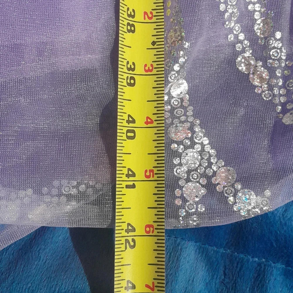 Wicked's "The Good Witch" Purple 3 Layer Glitter Princess Costume Dress - Picture 13 of 13